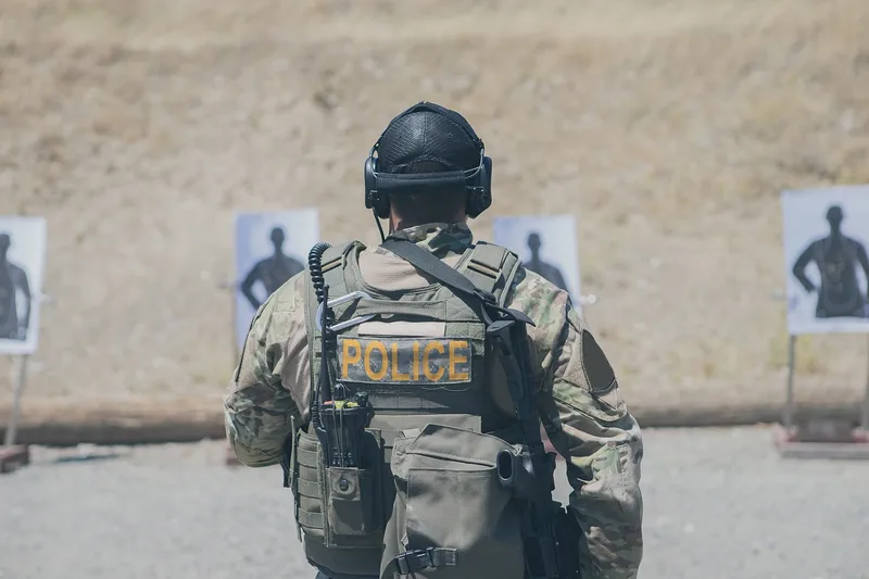 Life, beauty, scene, police