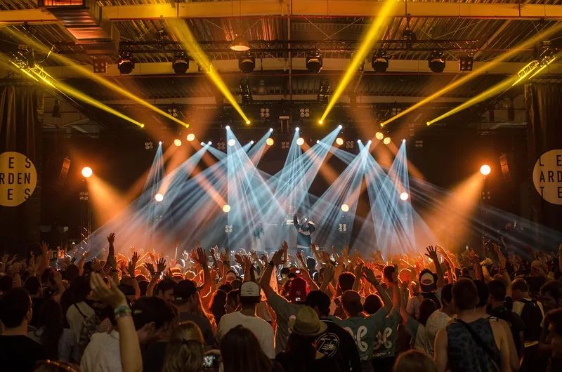 Audience, band, concert, crowd