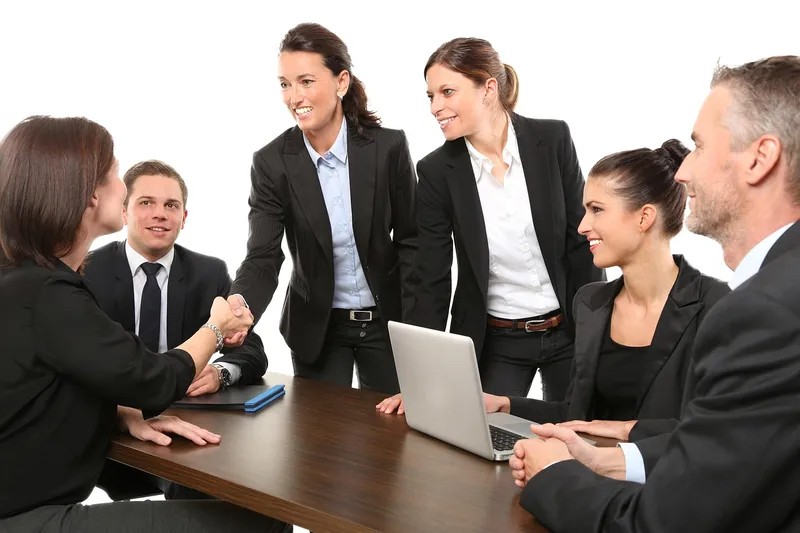 People, business, meeting, business meeting
