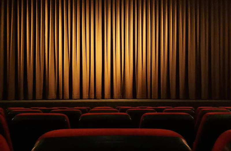 Movie theater, cool backgrounds, curtain, mac wallpaper