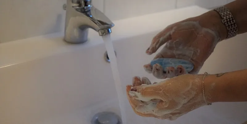 Wash your hands, soap, stay at home, wallpaper hd