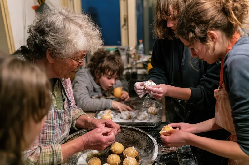 Family, baking, cooking, kitchen