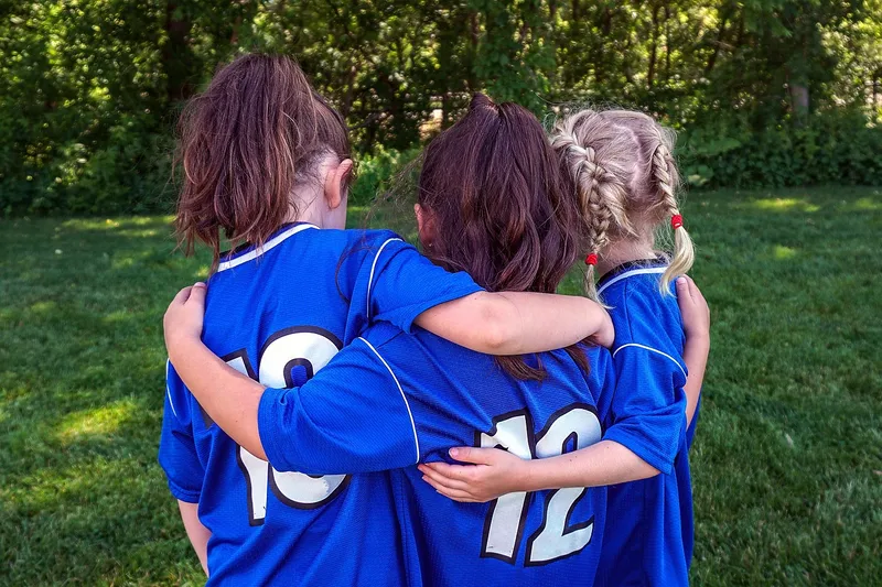 Girls, females, young, players