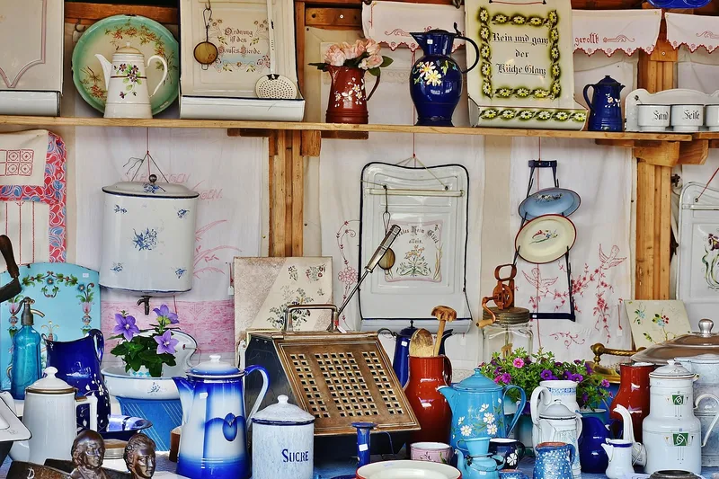 Junk, antique, old, flea market