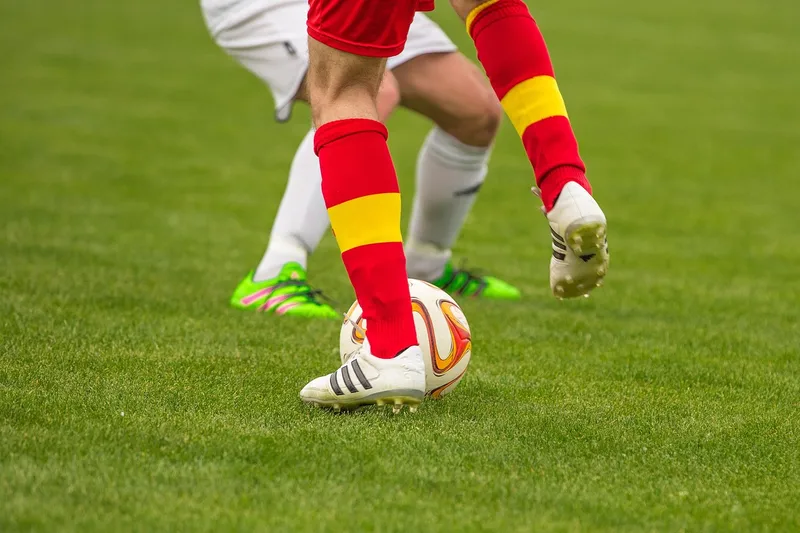 Soccer, duel, ball, footballers