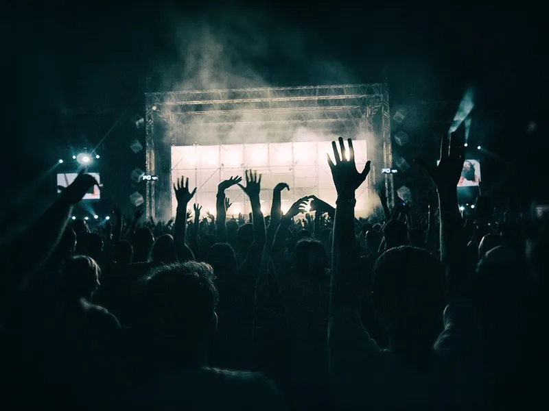 Crowd, free background, concert, wallpaper 4k