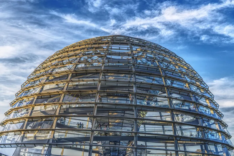 Bundestag, dome, parliament, federal election