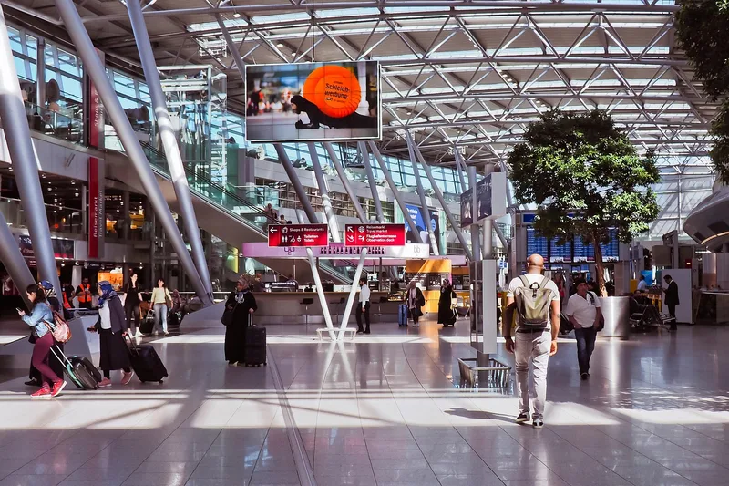 Architecture, airport, terminal, departure