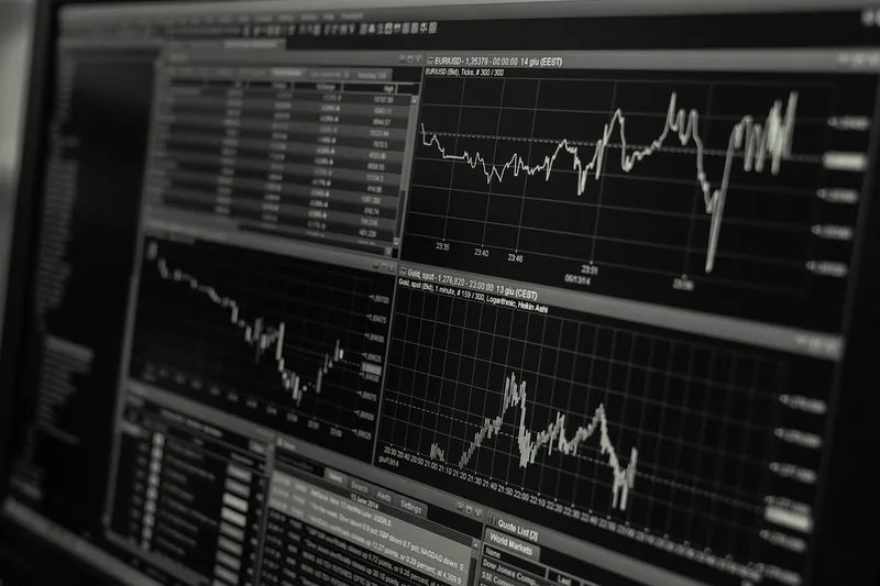 Stock, trading, monitor, business