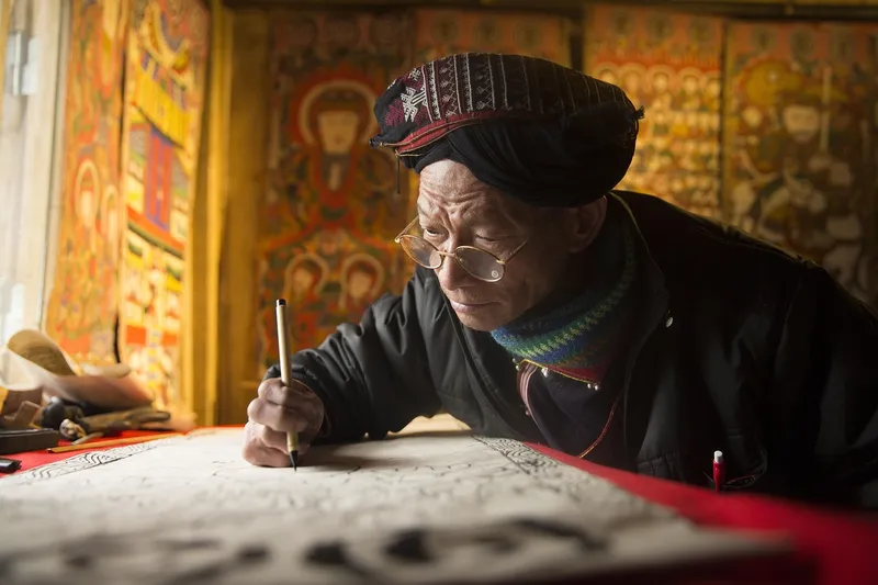 Artist, pen, painting, man