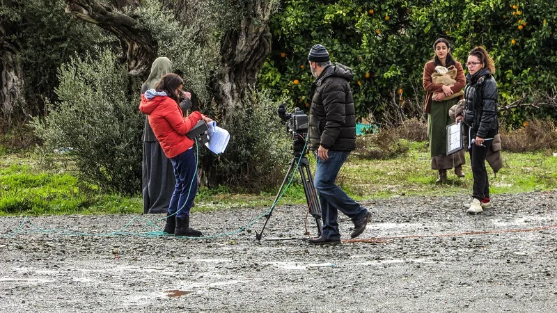 Film crew, shooting film, movie, shooting