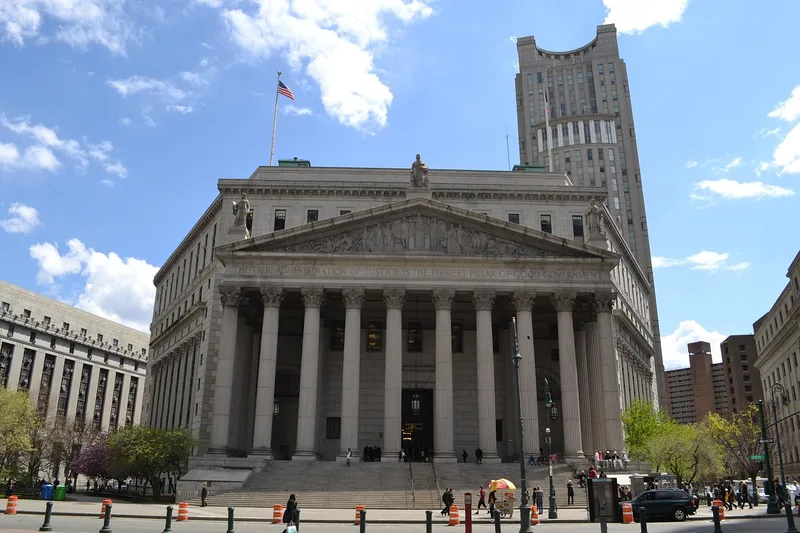 Court building, court house, judge, trial